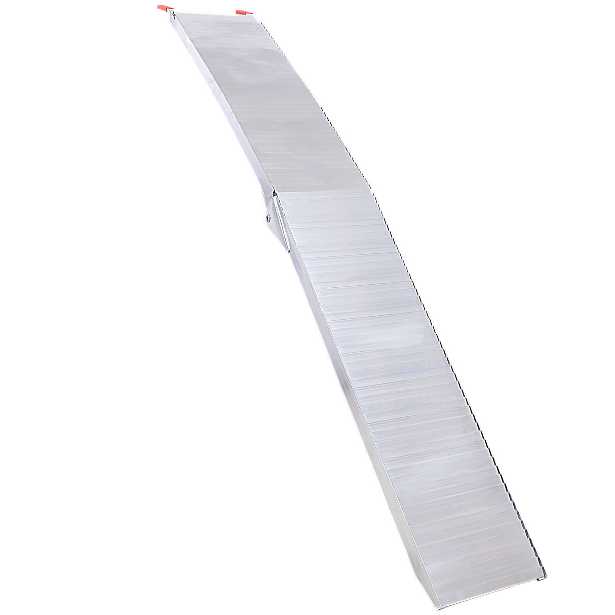 2PCS Truck Ramps 80"x12" Portable Loading Ramp 1500 LBS Capacity Aluminum Folding with Handle & Buckle--Silver