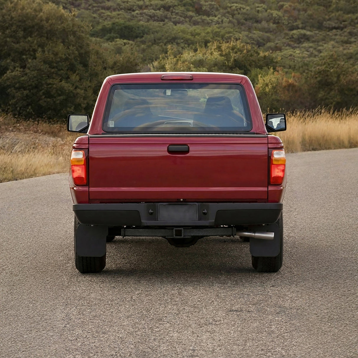 Black Class 3 Tow Trailer Hitch 2 Inch Receiver Compatible with 1983 - 2011 Ford Ranger 1994 - 2009 Mazda B2300 B3000 B4000 Pickup - Fab Heavy Parts