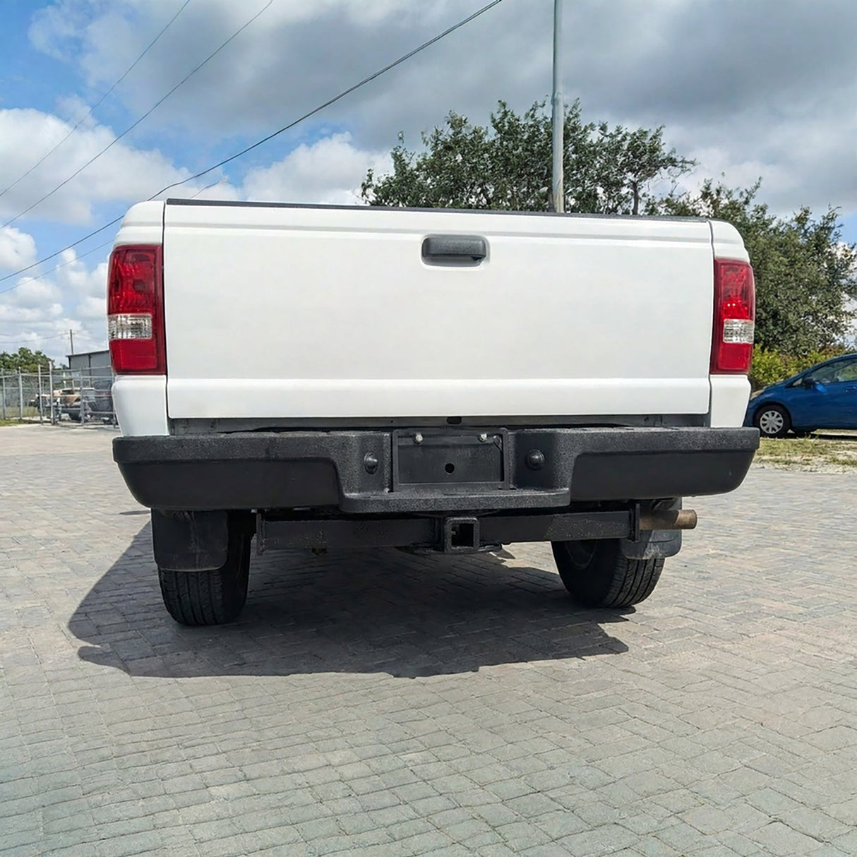 Black Class 3 Tow Trailer Hitch 2 Inch Receiver Compatible with 1983 - 2011 Ford Ranger 1994 - 2009 Mazda B2300 B3000 B4000 Pickup - Fab Heavy Parts