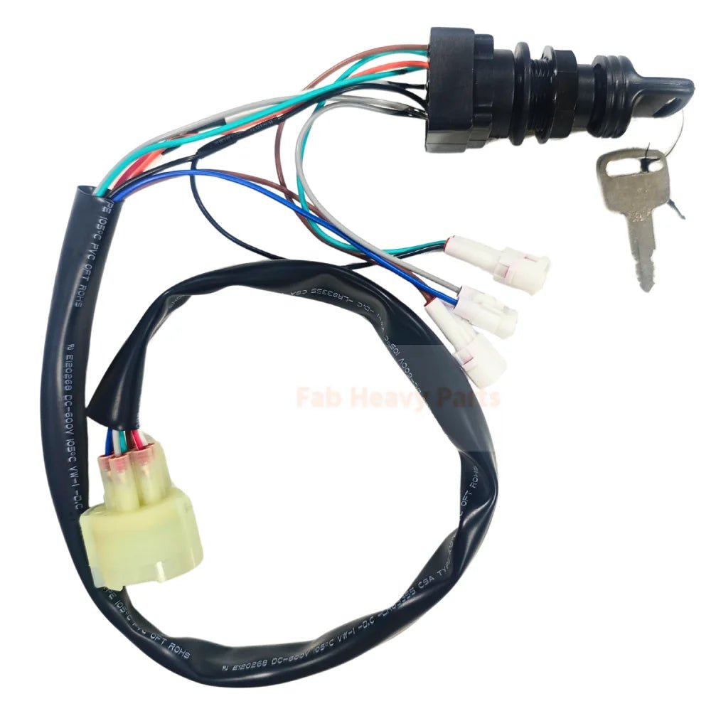 Boat Ignition Key Switch Assembly 37110 - 93J11 Fits for Suzuki Control Box DF150 - 250HP - Fab Heavy Parts