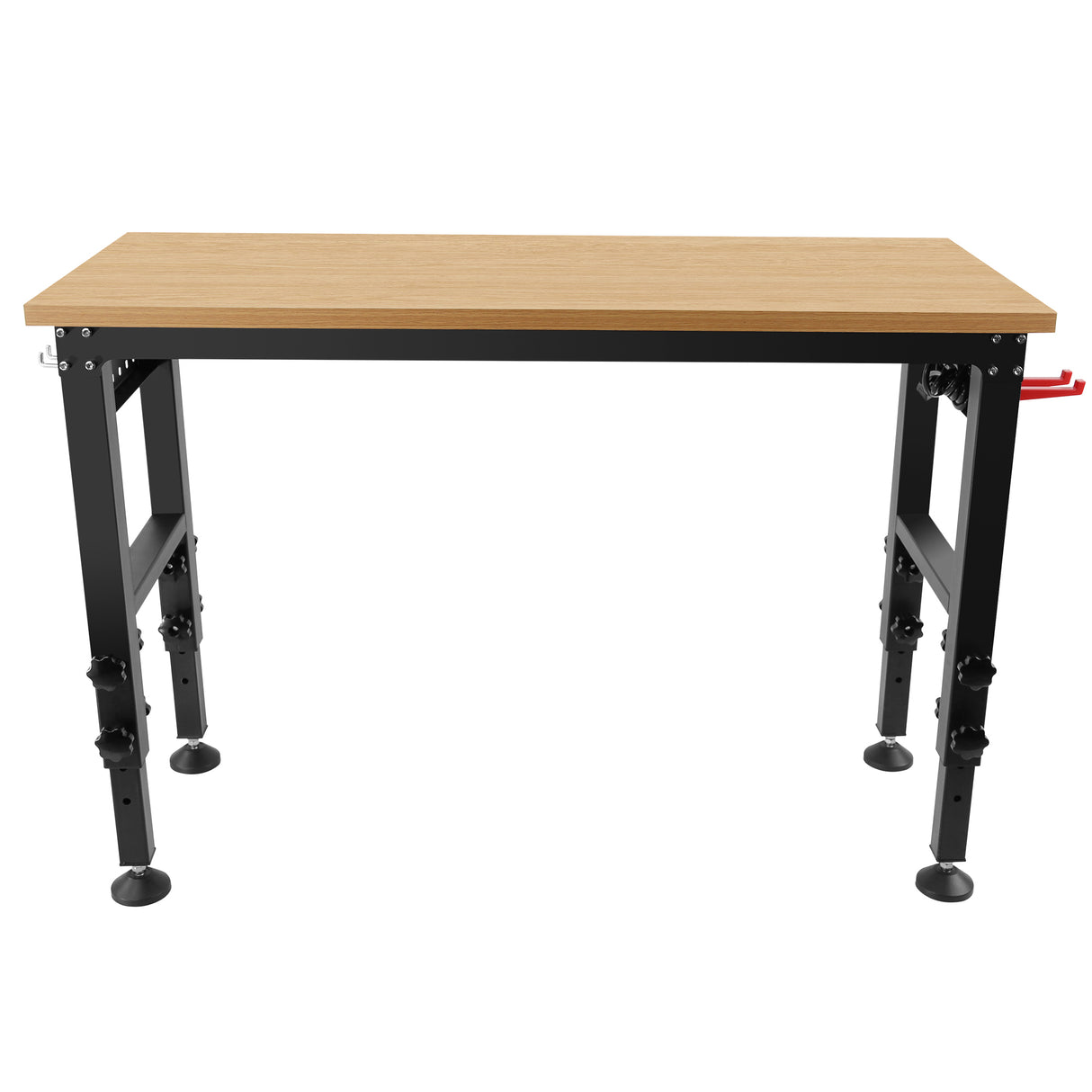 48 "Adjustable Workbench with Power Outlet Heavy Duty Load Capacity Hardwood