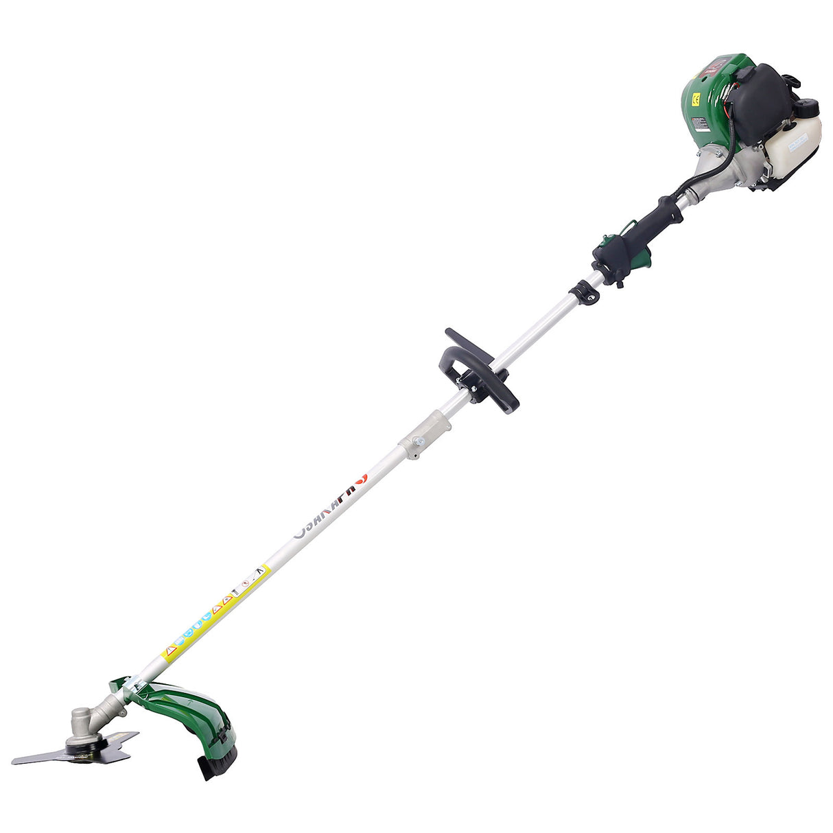 4 in 1 Multi-Functional Trimming 31CC 4-Cycle Garden Tool System with Gas Pole Saw Hedge Trimmer Grass Trimmer and Brush Cutter EPA Compliant