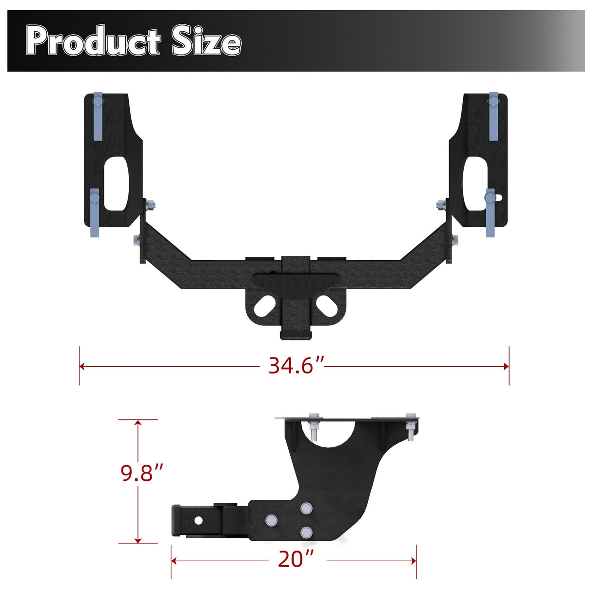 Class 3 Trailer Hitch Compatible with 2010 - 2019 Subaru Outback Wagon (Except Sport) - Fab Heavy Parts
