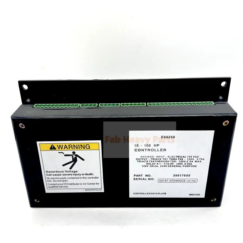 Controller 39817655 Fits for Ingersoll Rand Intellisys Compressor SSR 15 - 100 HP - Fab Heavy Parts