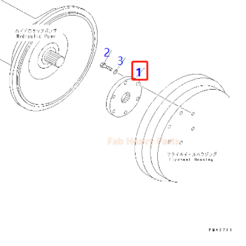 Coupling 203-01-61180 Fits Komatsu PC120-6 PC100-6 4D95