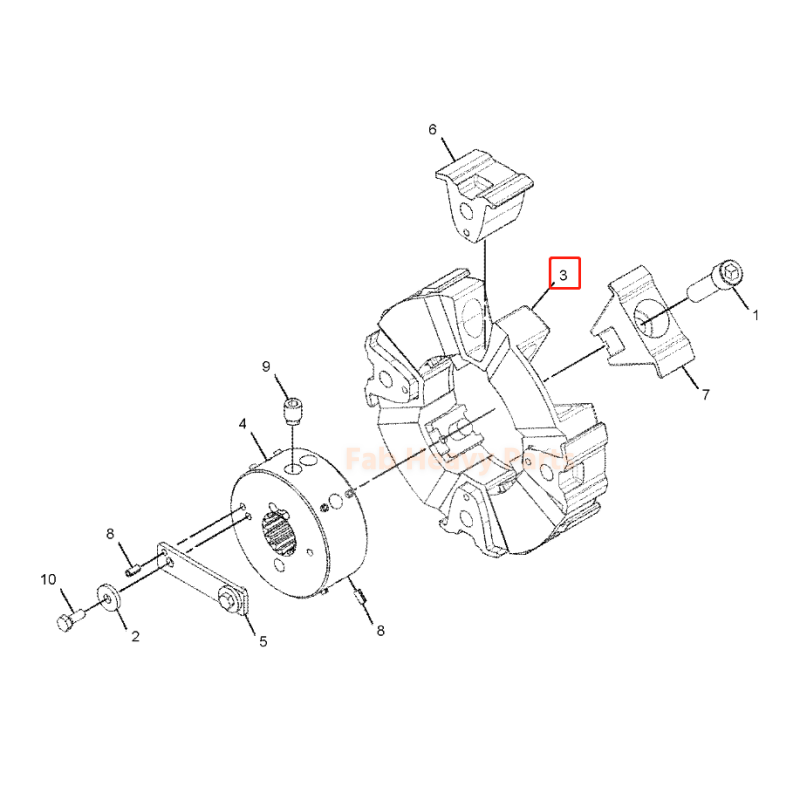 Coupling Element 324-4185 3244185 Fits Caterpillar Cat E345C 345C 345Cl M345C