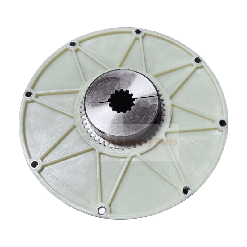 Flange de acoplamento com cubo KSJ12611 KSJ12612 se encaixa no caso CX330C CX350C