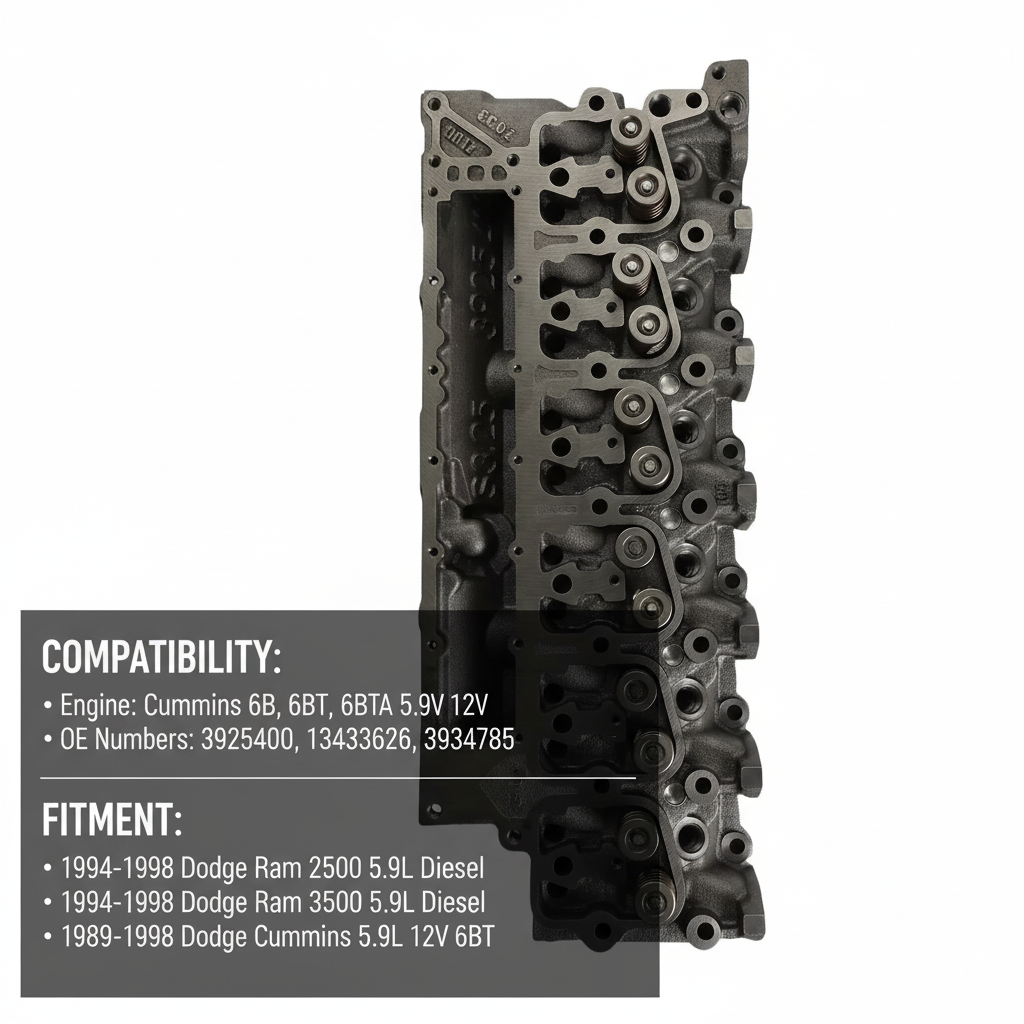 Cylinder Head with Compatibility Overlay - Image 2