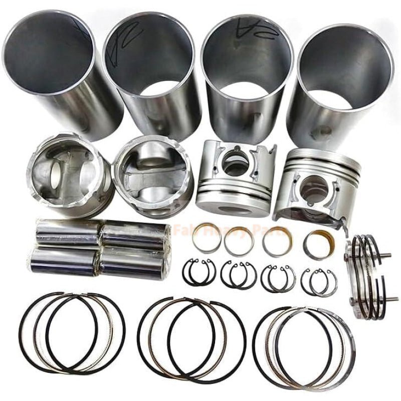 Cylinder Kit Piston 8 - 97220 - 604 - 0 Fits For Isuzu 4JG1 - Fab Heavy Parts