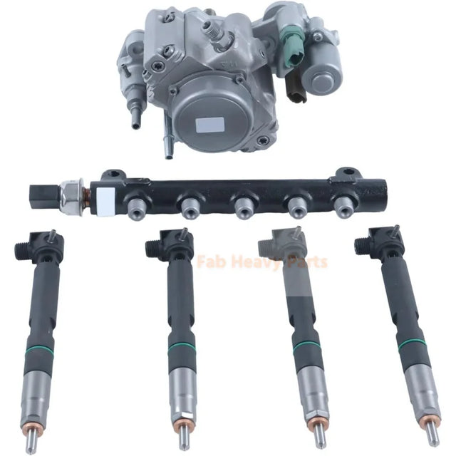 D24 Fuel Kit Fuel Pump Injectors & Common Rail 7516848 7516849 400903-00074D Aftermarket Replacement For Bobcat Doosan S540 S510 S530 S550 T450 E32 E35