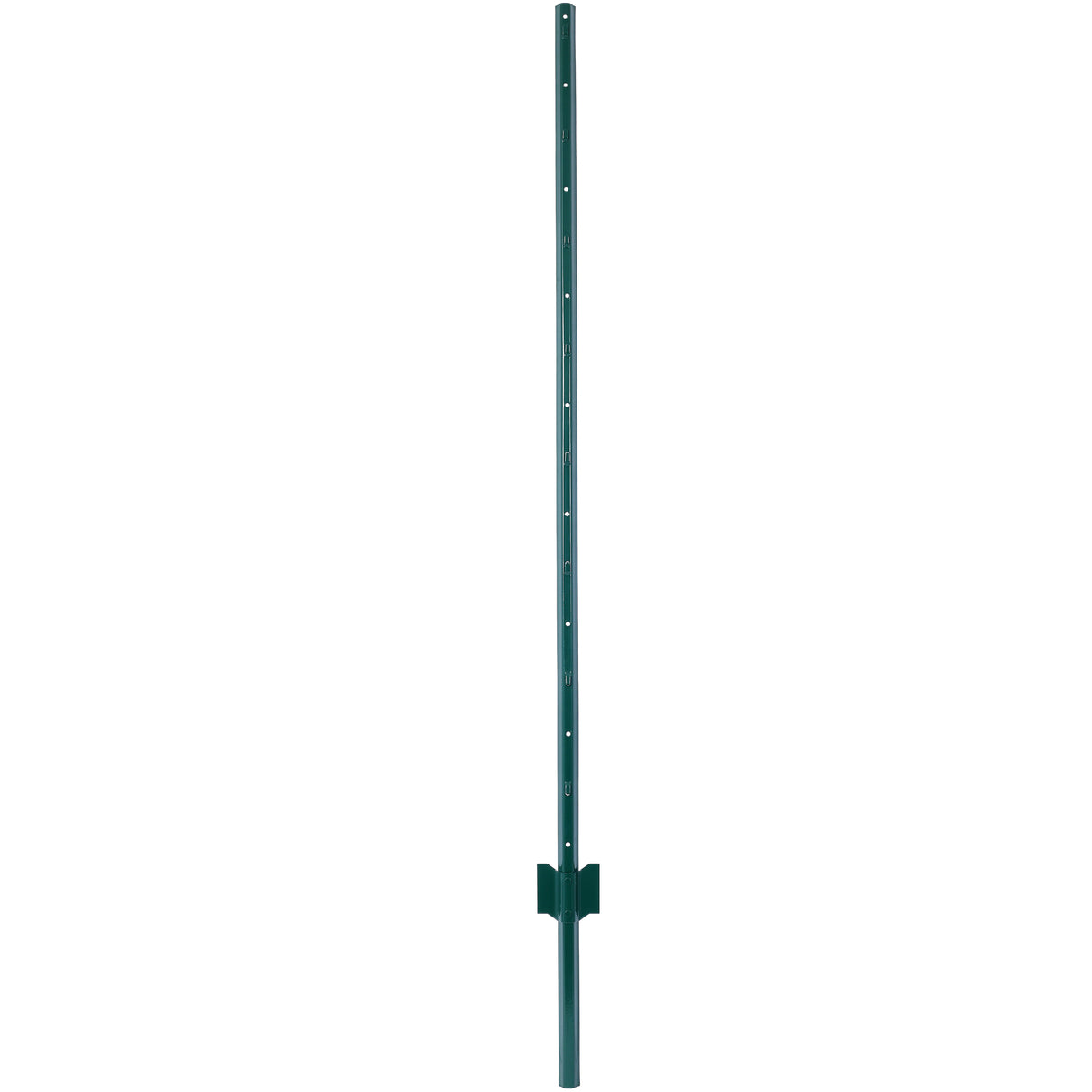 5Feet 5Pack Heavy Duty Metal Fence Post with U-Channel Steel U-Post for Holding Garden Wire Corner Anchor--Green