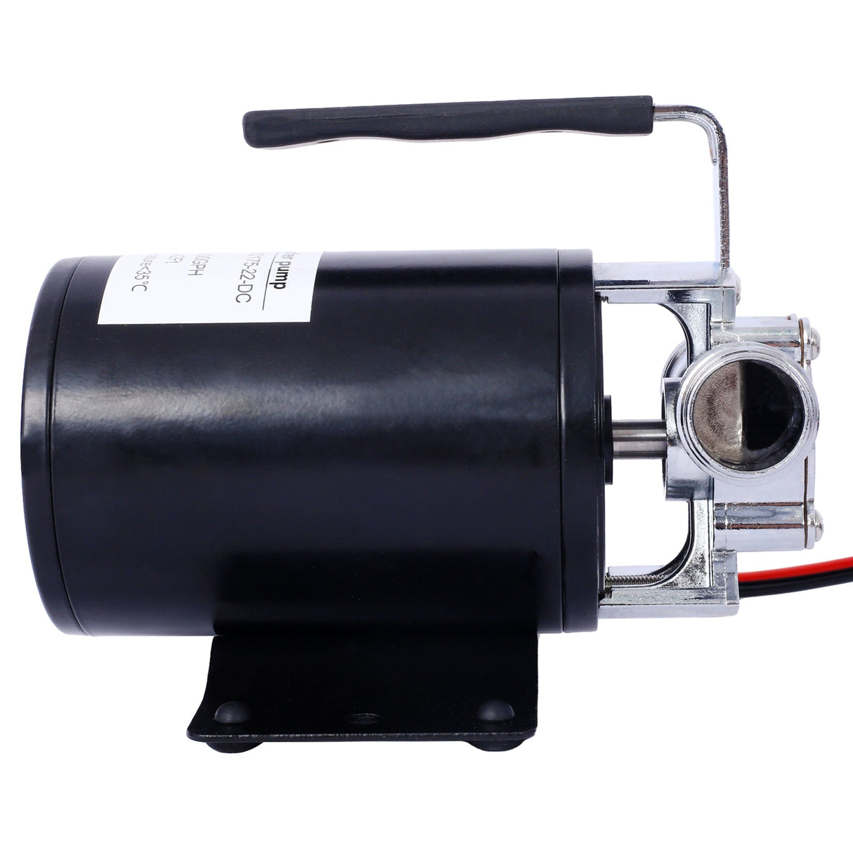 DC 12 - Volt 1/10HP 330GPH Battery Powered Mini Portable Electric Utility Sump Transfer Water Pump with Water Hose Kit - Fab Heavy Parts