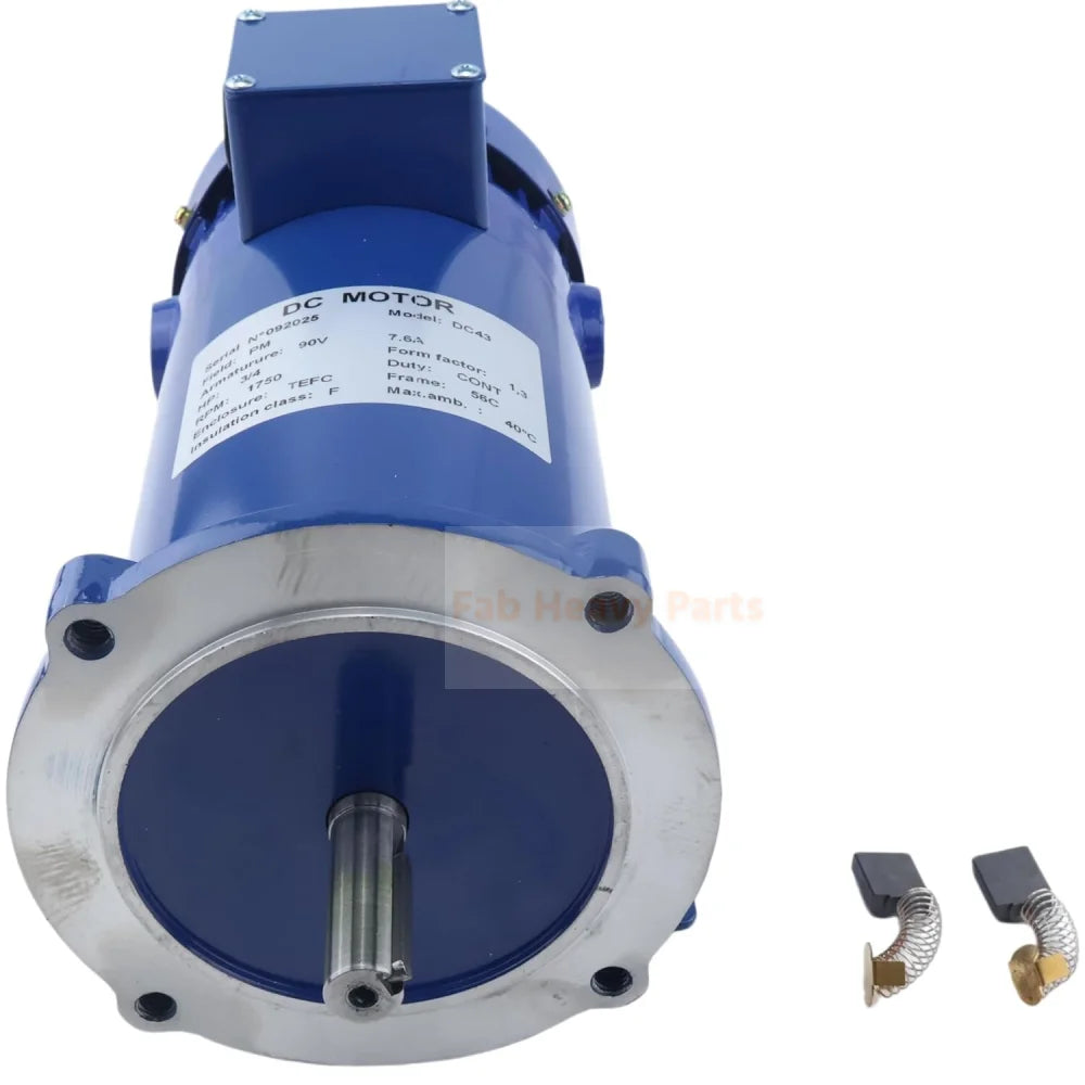 DC Motor MD0507A Fits for Hallmark Industries 3/4HP 56C 90V 1750RPM TEFC