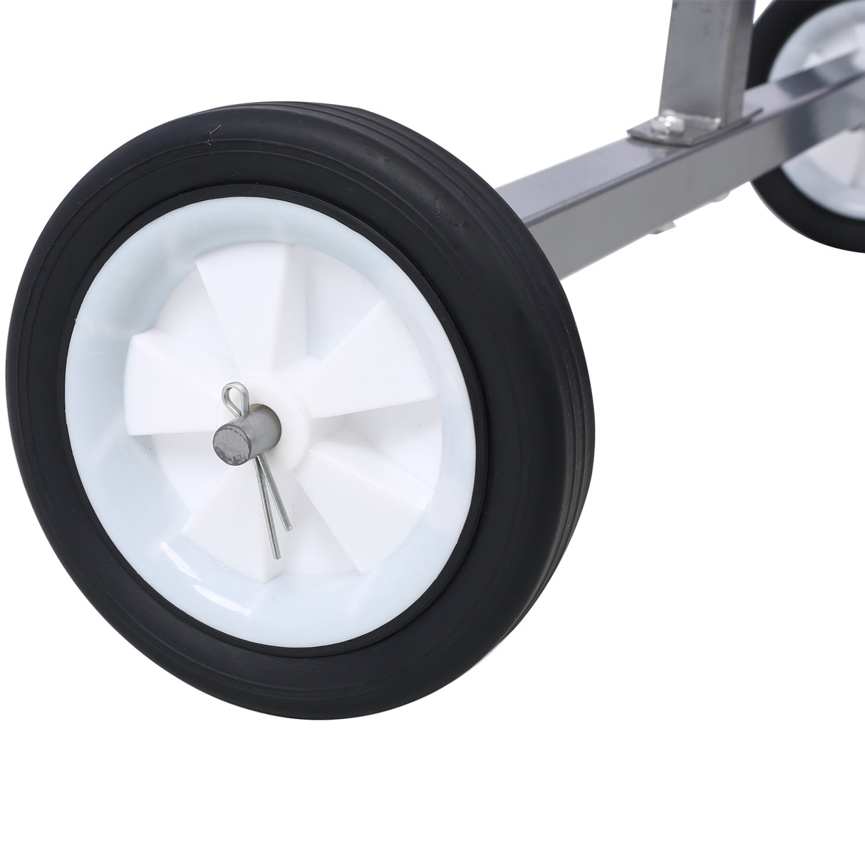 Auto Paint Stand Panel Hood Hanger Spray Rack 360º Rotating--Silver