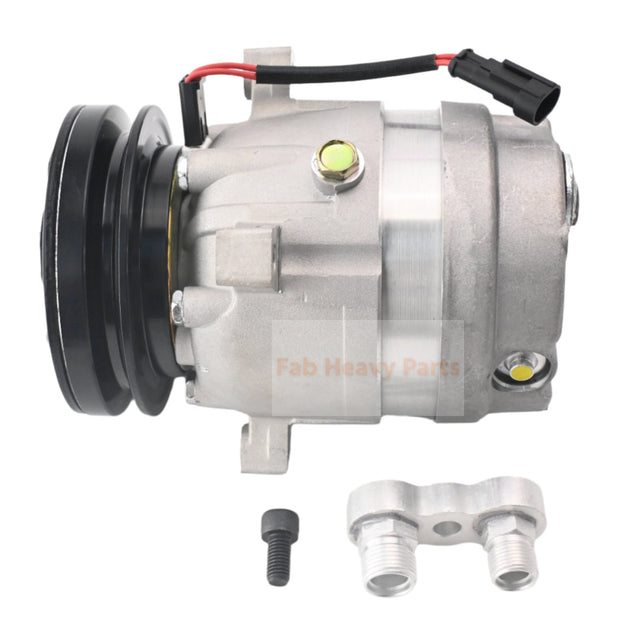 Delphi V5 A/C Compressor VOE14529059 Fits for Volvo Excavator EC140 EC150 EC210 EC240 EC360 EC460 EW130 EW170 EW180