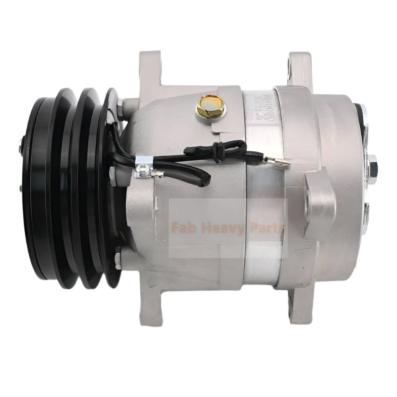 Delphi V5 A/C Compressor 42N - 07 - 11170 Fits for Komatsu Backhoe Loader WB93R - 5 WB93R - 5E0 WB93R - 5E0 WB97R - 5 WB97R - 5E0 WB97S - 5E0 WB93S - 5 WB97S - 5 - Fab Heavy Parts