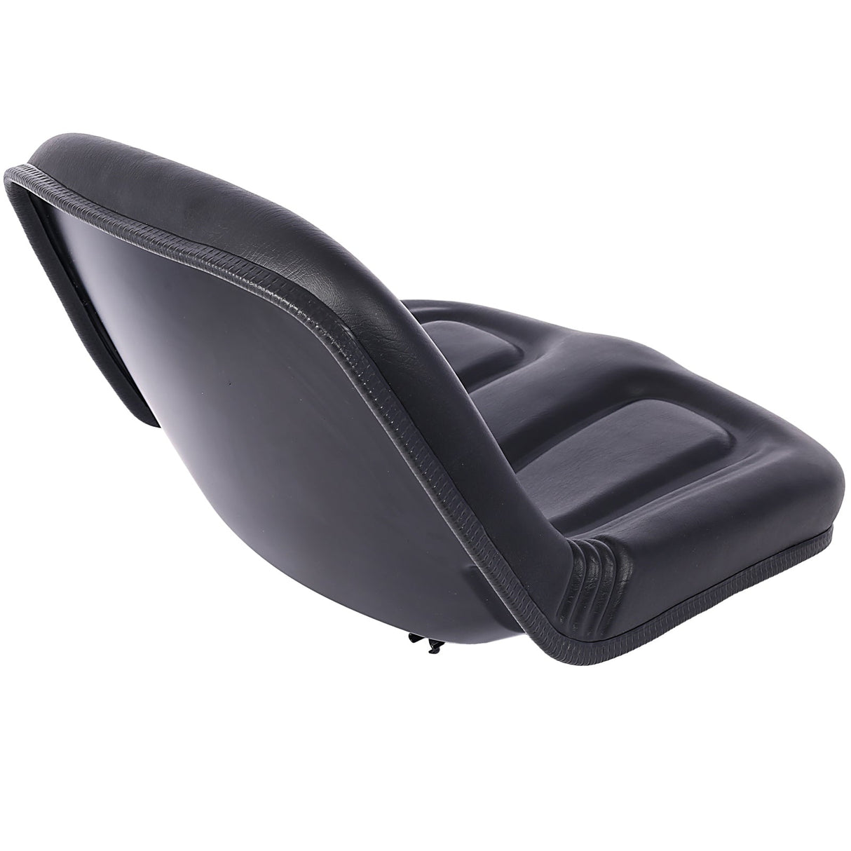 Deluxe Mower Tractor Seat with Slide - Black - Fab Heavy Parts