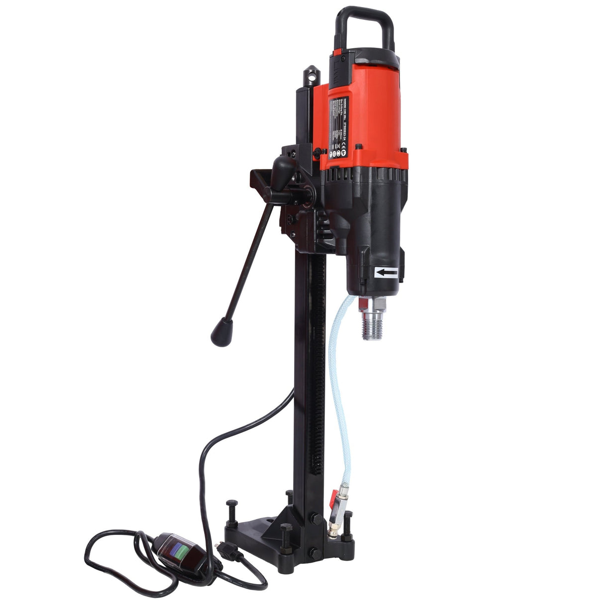 Diamond Core Drilling Machine 9in Wet&Dry Concrete Core Drill Rig with Stand 750RPM Speed 3200W - Fab Heavy Parts
