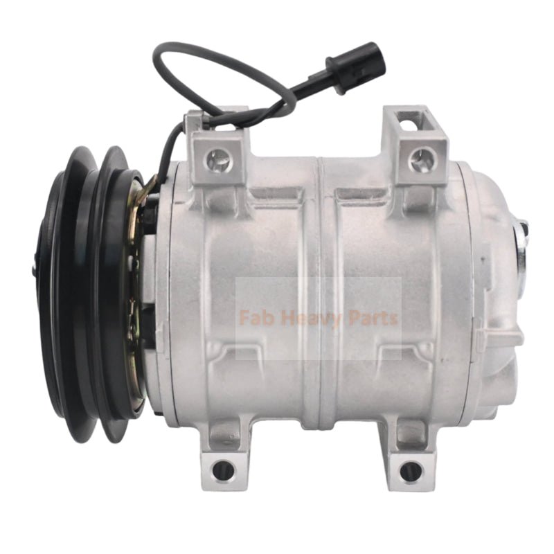 DKS15CH A/C Compressor 42W - 07 - 11280 Fits for Komatsu Wheel Loader WA115 - 3 WA70 - 6 WA65 - 6 WA100M - 6 WA90 - 6 WA80 - 6 WA80M - 7 WA70 - 7 WA100M - 7 - Fab Heavy Parts