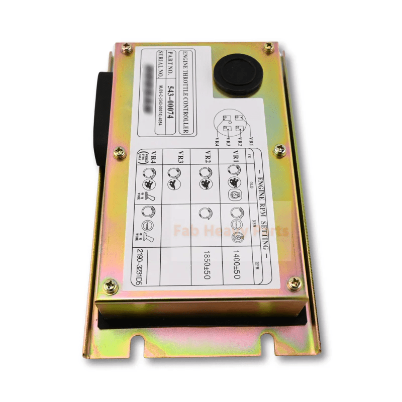 Doosan Daewoo Excavator SOLAR 130LC - V SOLAR 140W - V SOLAR 230LC - V DH220 DH300 DH225 Throttle Controller 543 - 00074 2543 - 1036 - Fab Heavy Parts