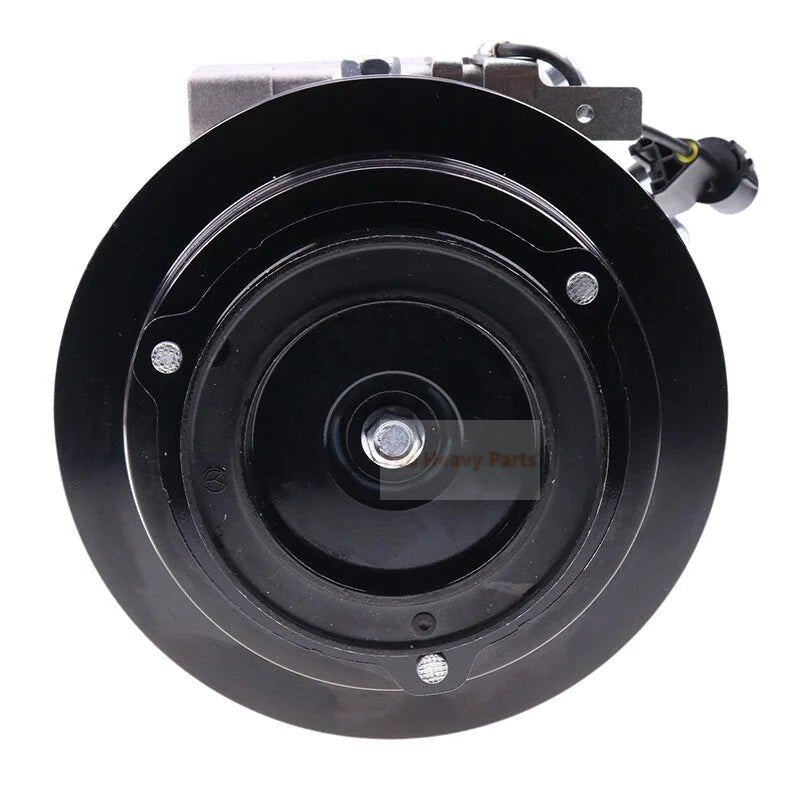 Doowon DV9 A/C Compressor with Single Groove 12 Volt Clutch TE16 - 0023A Fits for Kioti Tractor - Fab Heavy Parts