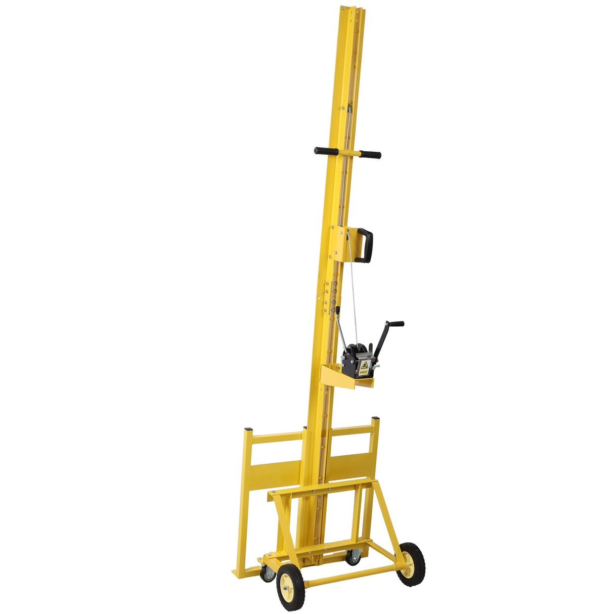 Drywall Panel Lift for Walls Capacity 150Lbs Heavy Duty Drywall Lifter - Yellow - Fab Heavy Parts