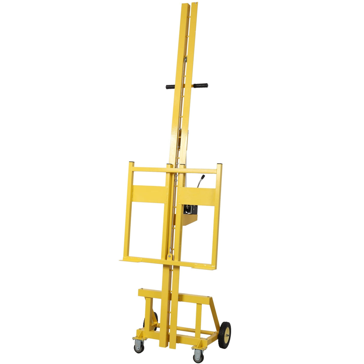 Drywall Panel Lift for Walls Capacity 150Lbs Heavy Duty Drywall Lifter - Yellow - Fab Heavy Parts