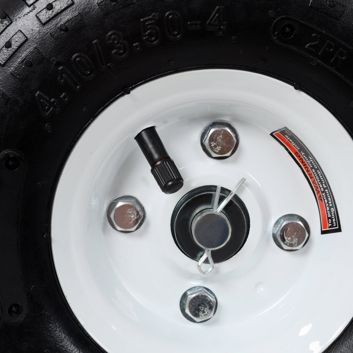 Dual Gate Wheel 10' Pneumatic Tires Zinc Plated Finishing Heavy Duty 300lbs Capacity - Fab Heavy Parts