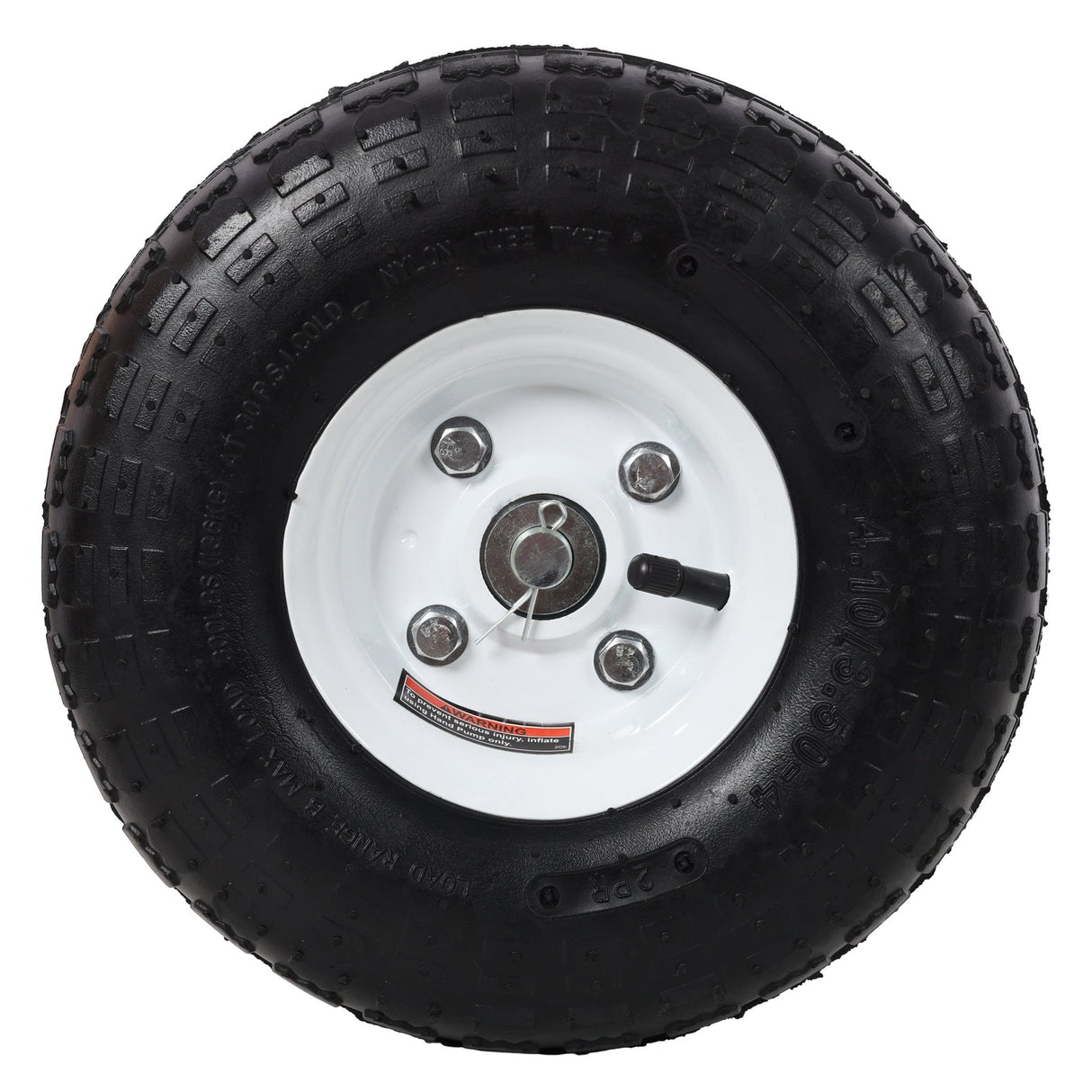 Dual Gate Wheel 10' Pneumatic Tires Zinc Plated Finishing Heavy Duty 300lbs Capacity - Fab Heavy Parts