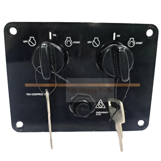 Dual/Twin Engine Ignition Key Switch Panel Assembly 6K1-82570-08 Fits for Yamaha Outboard