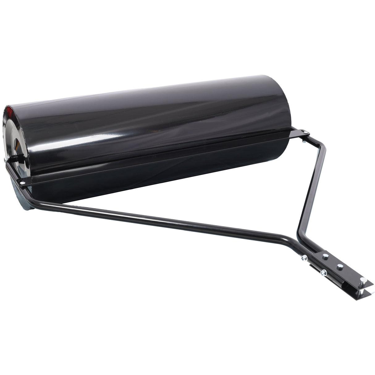 Durable Iron Lawn Roller 26Gal 220 lb Capacity 40' Width ATV Tow - behind - Black - Fab Heavy Parts