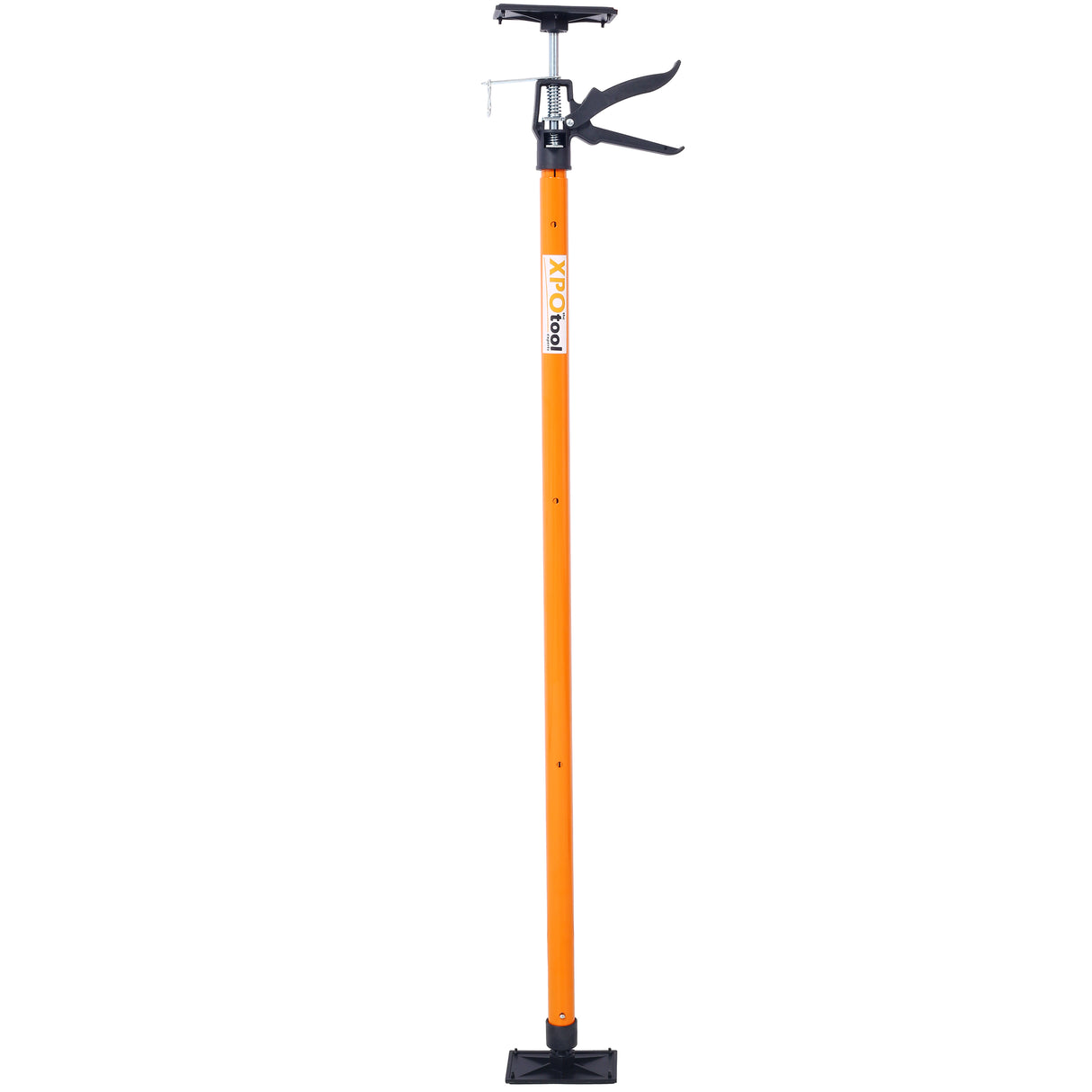 4 pack de support réglable en acier en acier 3rd Système à main pour les crics de cargaisons de cartes sèches Joues d'armoires pour l'installation des armoires s'étend de 45 à 114 pouces avec un sac de transport - Orange