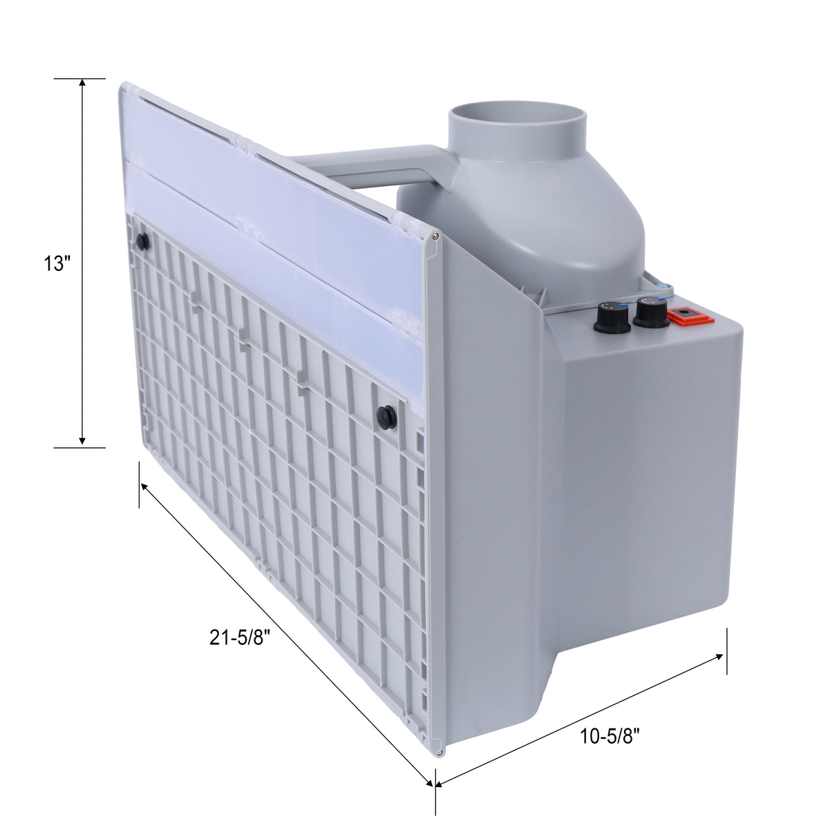 Portable Airbrush Paint Spray Booth Kit Pro Set with Turn Table Powerful Fan LED Spray Booth + Hose Dual Fans