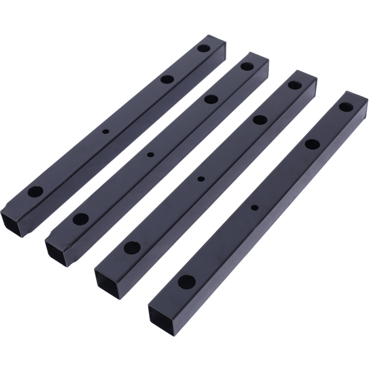 3 Bikes Floor Bike Stand Parking Rack 22-28" Wheel Max Tire Width 2.15" Black Painted