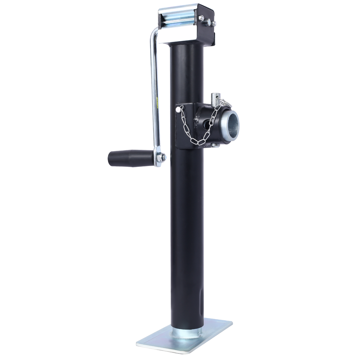 Schweißanhänger-Anhänger-RV-Anhänger 5.000 Pfund. 15-1/2 Zoll vertikales Reisen schwarz