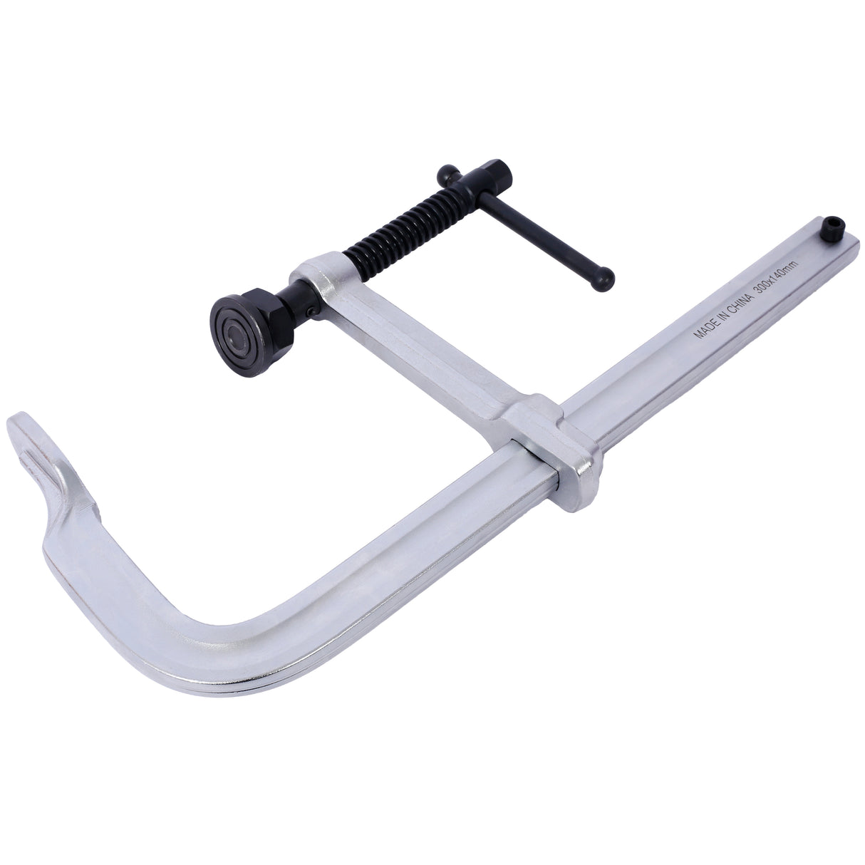 4 Pcs Pack Heavy-Duty F-Clamp Removable Swivel Pad Deep Throat 5-1/2" Bar 12"x5 1/2"