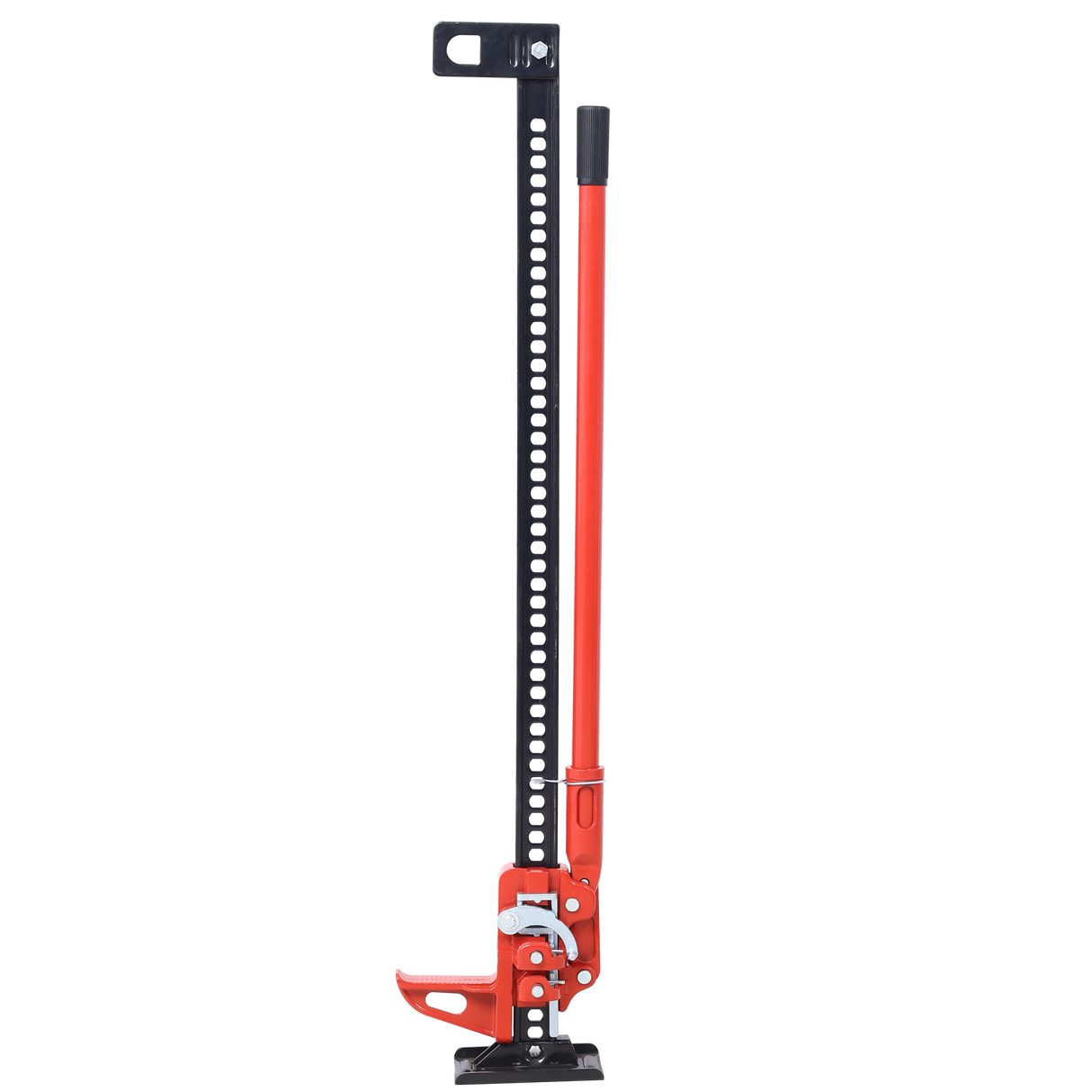 High Lift Farm Jack 48" 7000 lbs Capacity Ratcheting Off Road Heavy-Duty--Red