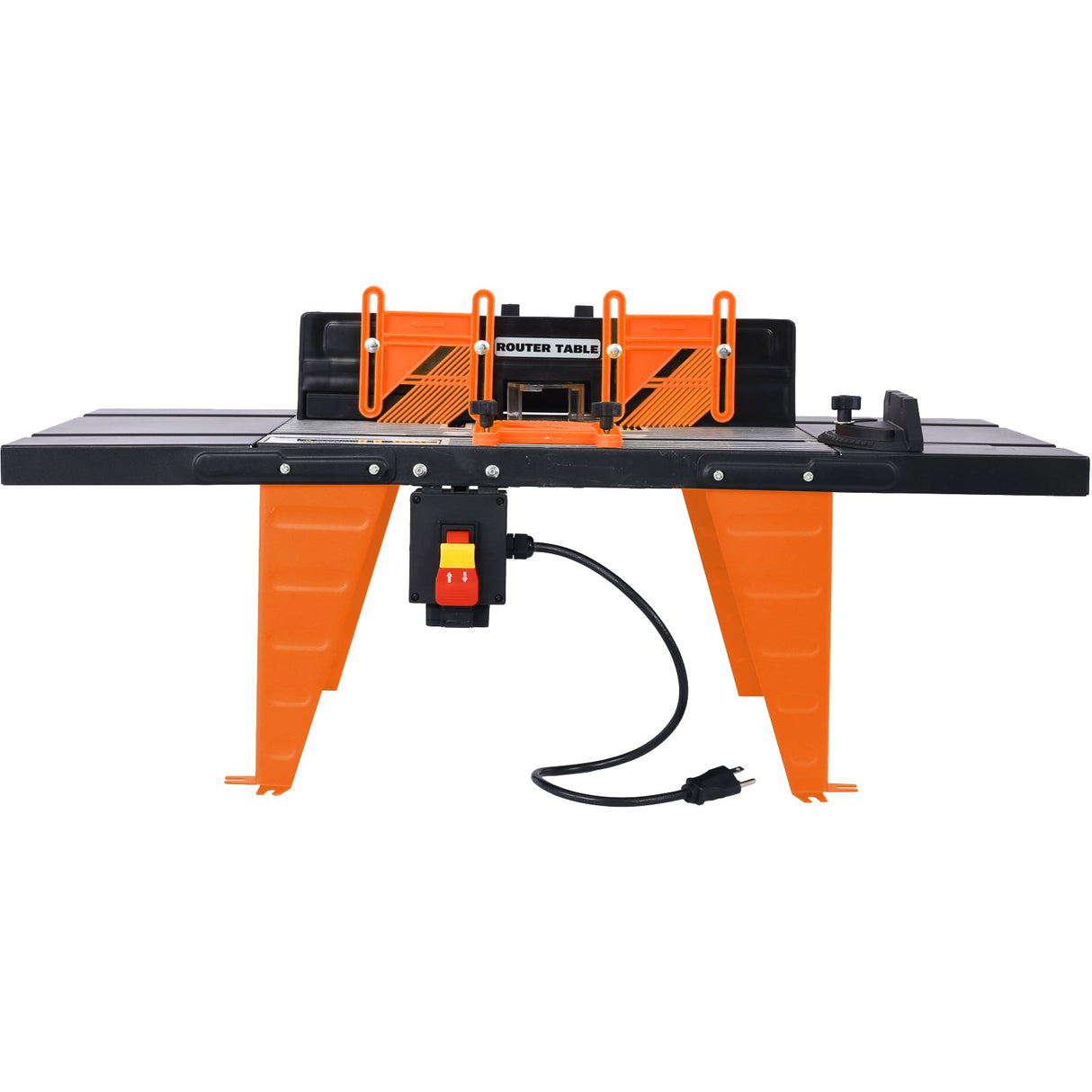 Electric Benchtop Router Table Wood Working Tool - Black+Orange - Fab Heavy Parts