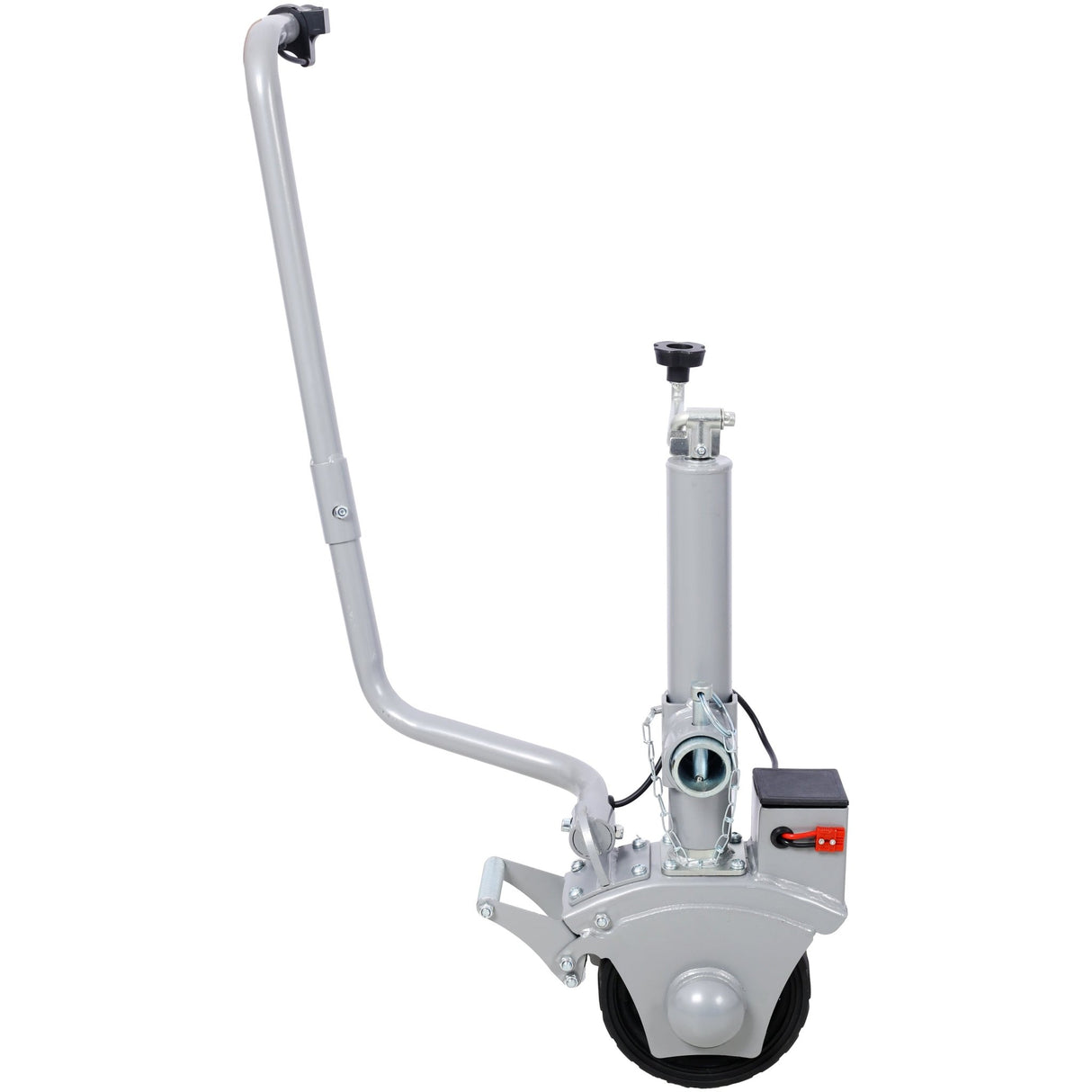 Electric Trailer Dolly 5000lbs Towing Capacity 350W 12V Trailer Jockey Wheel with 22 ft/min Moving Speed 8'' Rubber Tire - Fab Heavy Parts