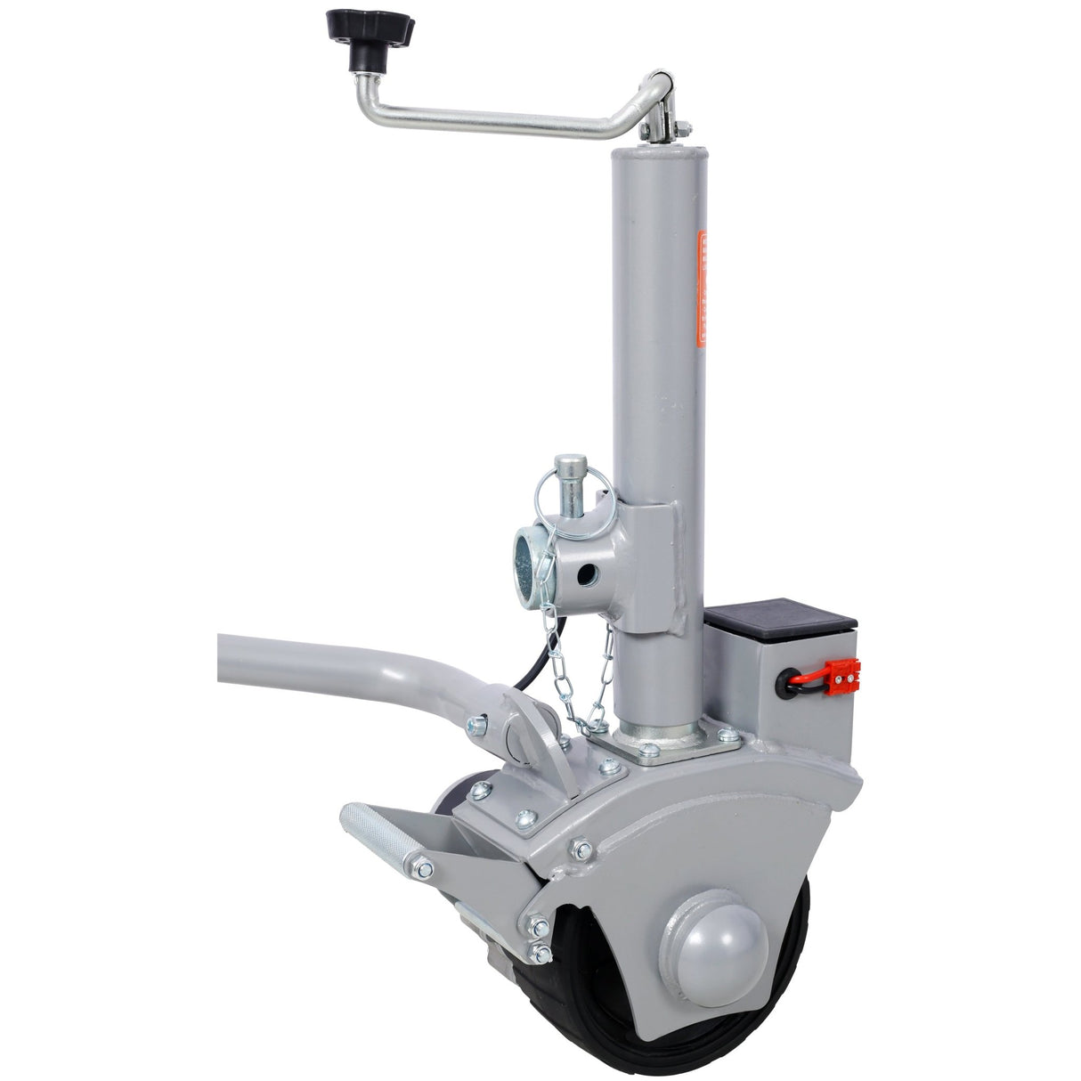 Electric Trailer Dolly 5000lbs Towing Capacity 350W 12V Trailer Jockey Wheel with 22 ft/min Moving Speed 8'' Rubber Tire - Fab Heavy Parts