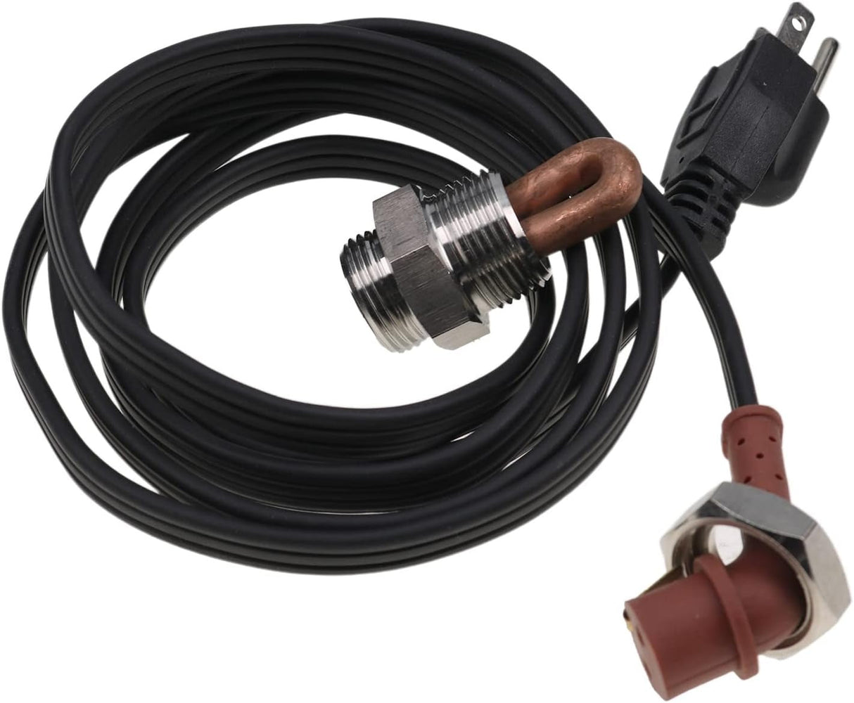 Engine Coolant Block Heater Frost Plug Fits Case Skid Steer 1825 V1100B Engine - Fab Heavy Parts