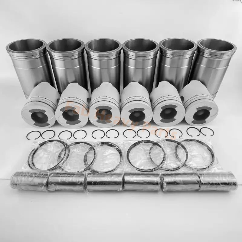 Engine Overhaul Rebuild Kit for Mitsubishi 6D24 Kato Excavator HD2050LC HD2045III - Fab Heavy Parts