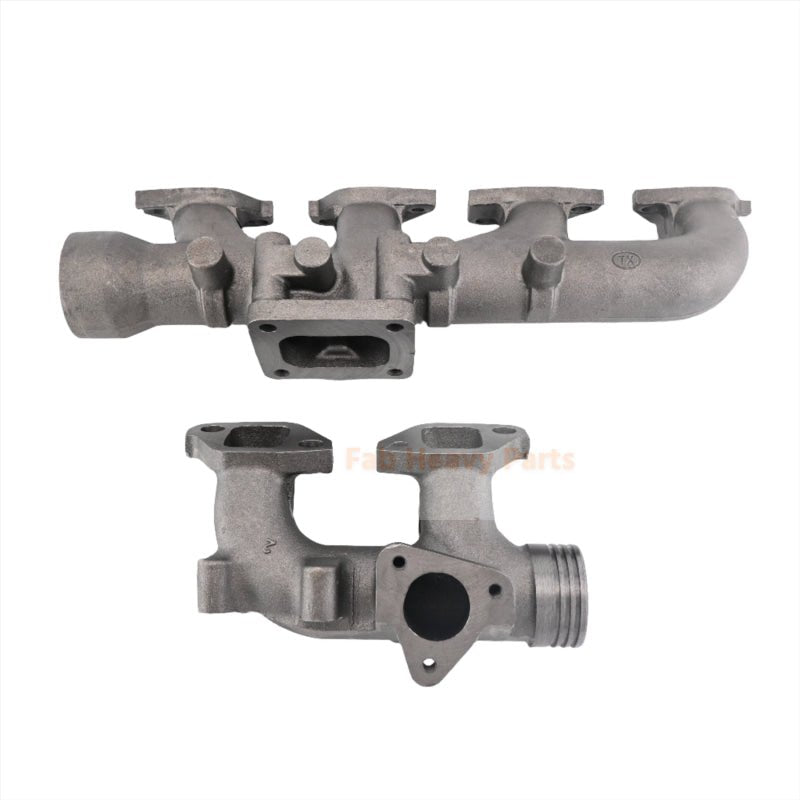 Exhaust Manifold 1141420320 & 1141420280 for Isuzu Engine 6HK1 Hitachi Excavator ZX330 - 3 ZX350K - 3 ZX400LCH - 3 ZX400W - 3 - Fab Heavy Parts