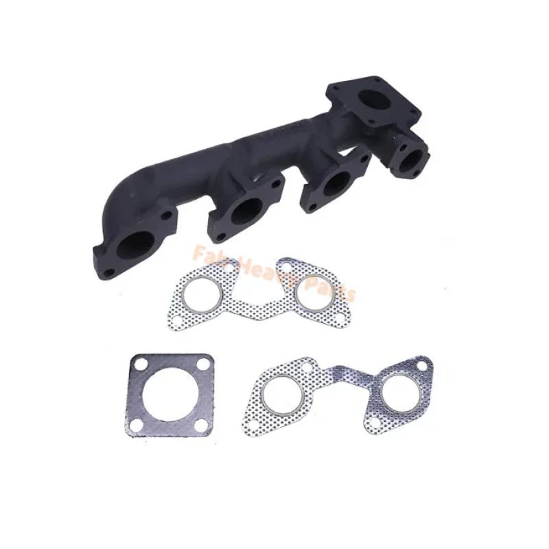 Exhaust Manifold 7008378 with Gaskets 6666781 6685878 for Kubota Engine V2203 V2403 Aftermarket Replacement For Bobcat Loader 751 753 763 773 7753 S130 S150 S160 S175 S185 - Fab Heavy Parts