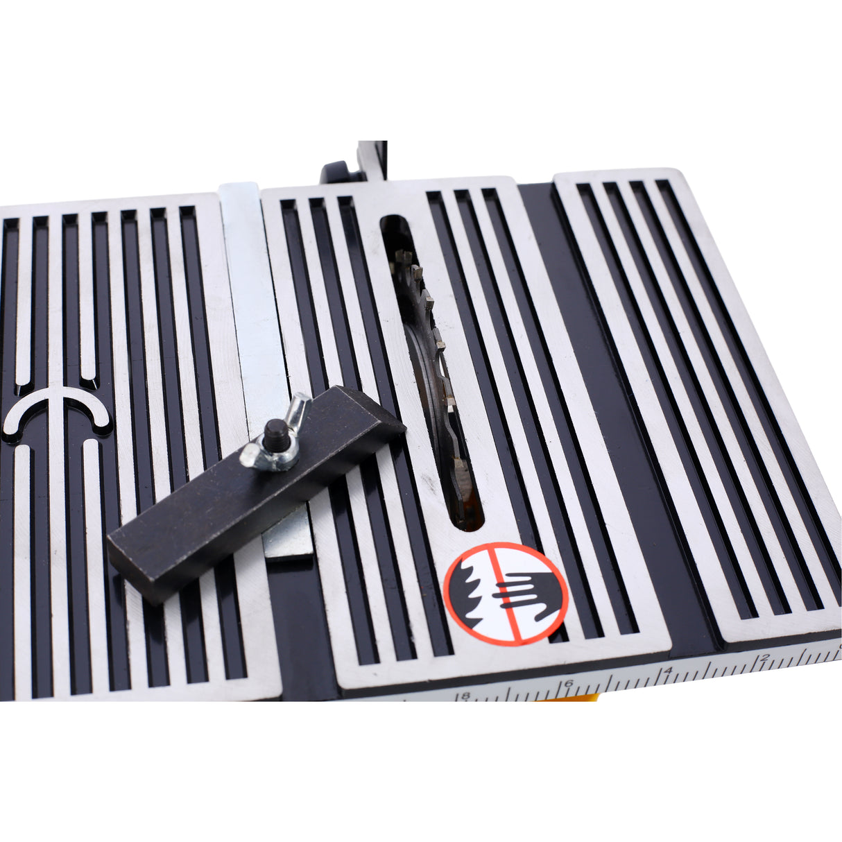 4" 90W Mini Table Saw Top Cut Off Miter Multifunctional Desktop w/ 3 Blades