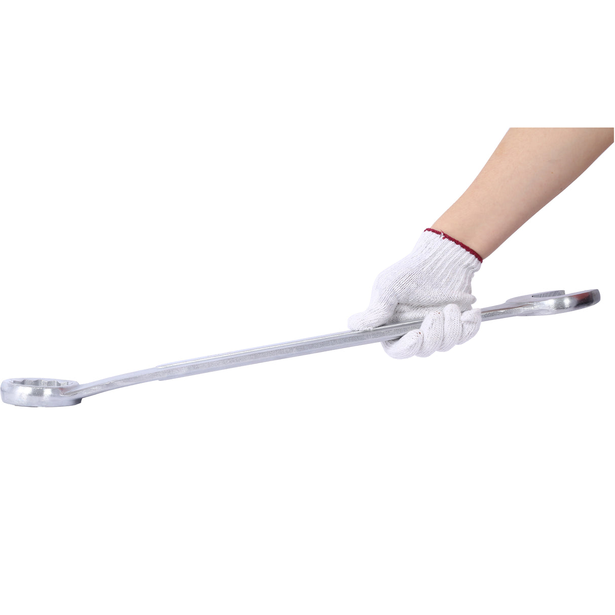 4 Piece Jumbo Combination Wrench Set SAE Chrome Plated with Storage Bag 2-1/8 2-1/4 2-3/8 2-1/2-Inch