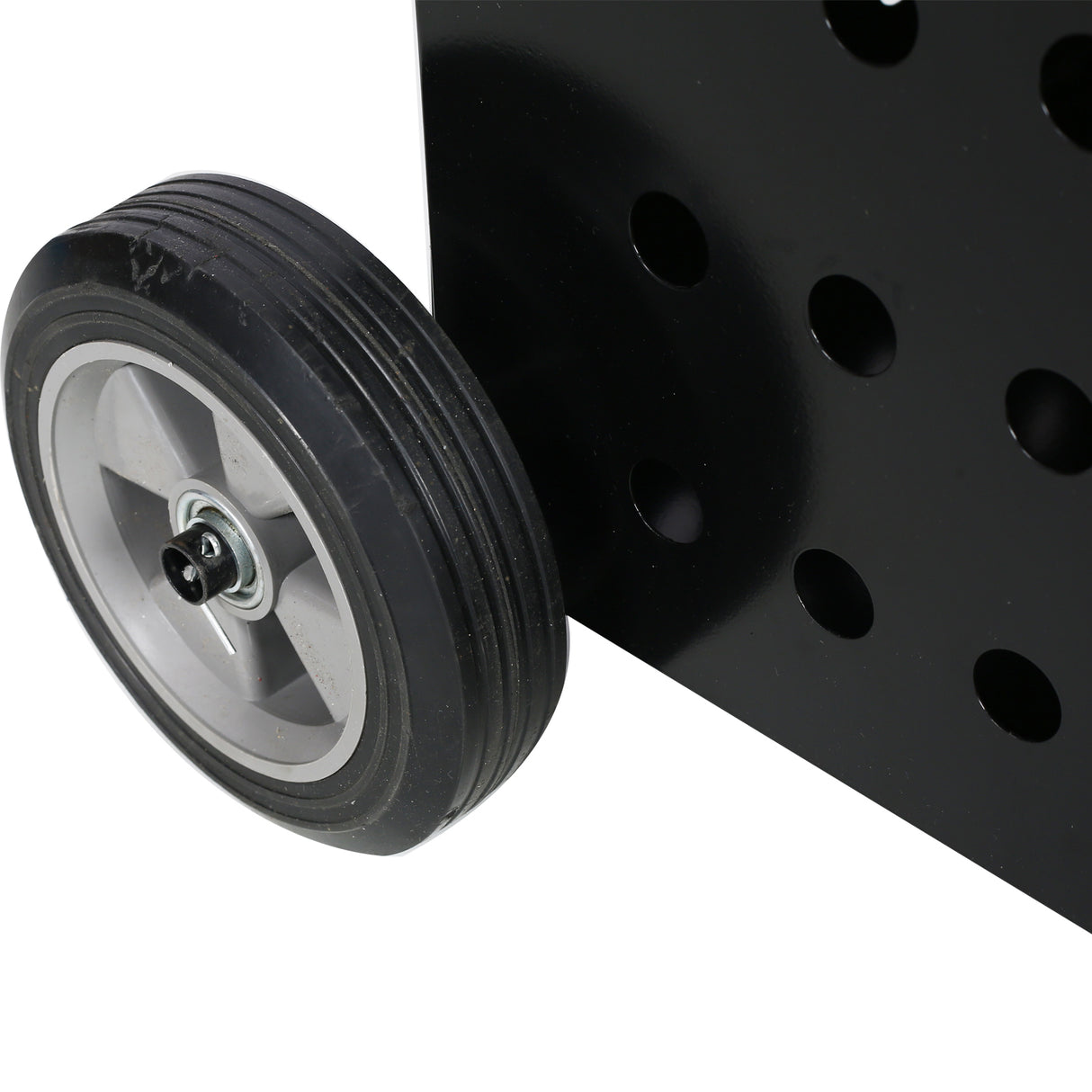 Firewood Fireplace Log Cart 200lbs Capacity Wood Rack Heavy Duty--Black