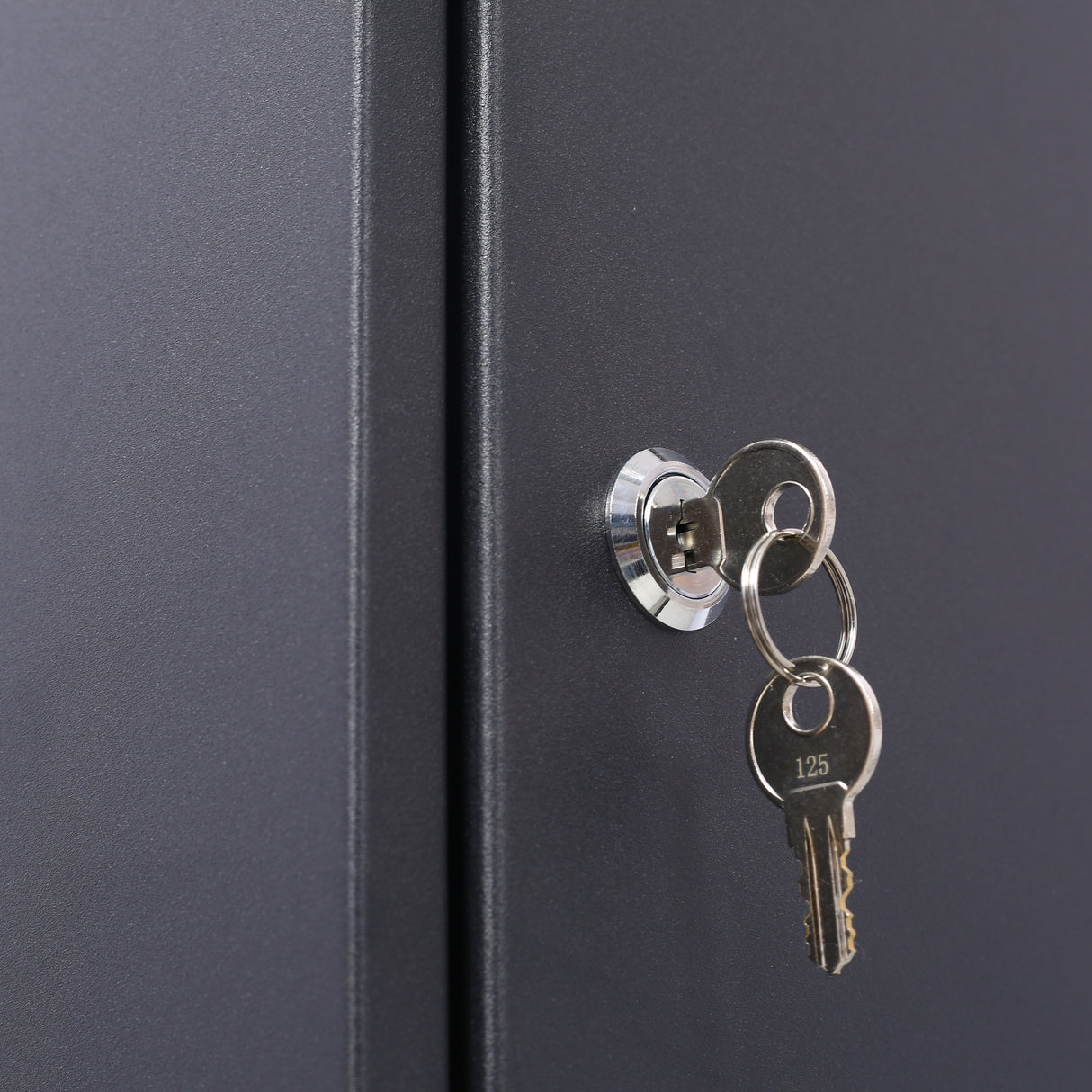 Large Package Delivery Parcel Mail Drop Box Floor Lockable Drop Slot Mail Box with Parcel Compartment--Black