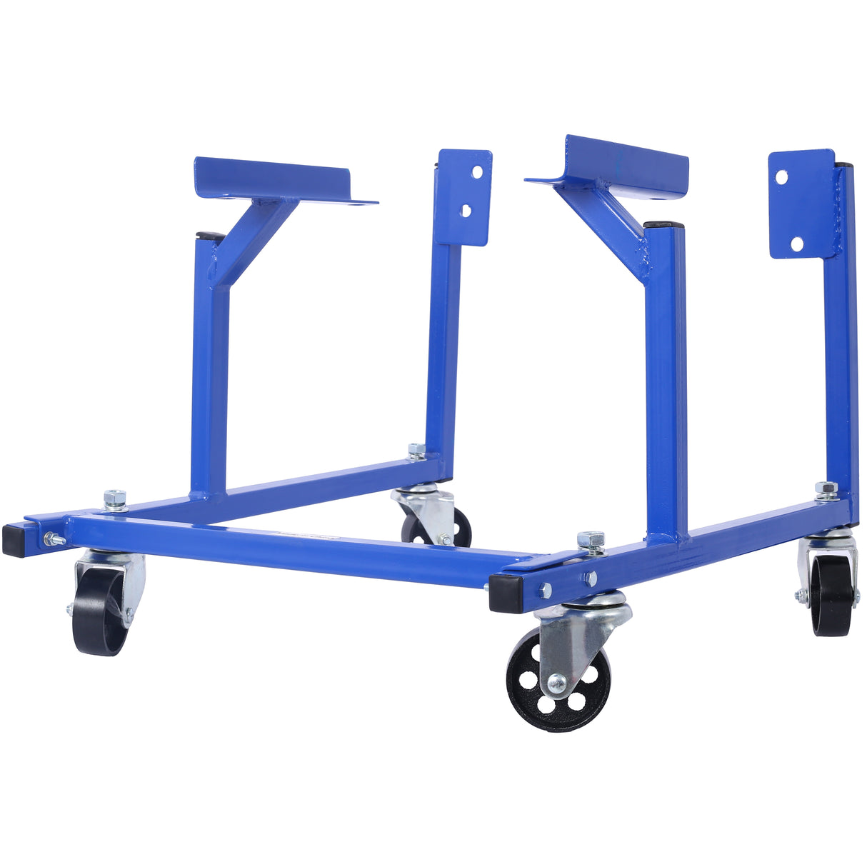Engine Cradle with Wheels 1000 LBS Capacity Powder Coat 3 In Heavy Duty Steel Hardware Included--Blue