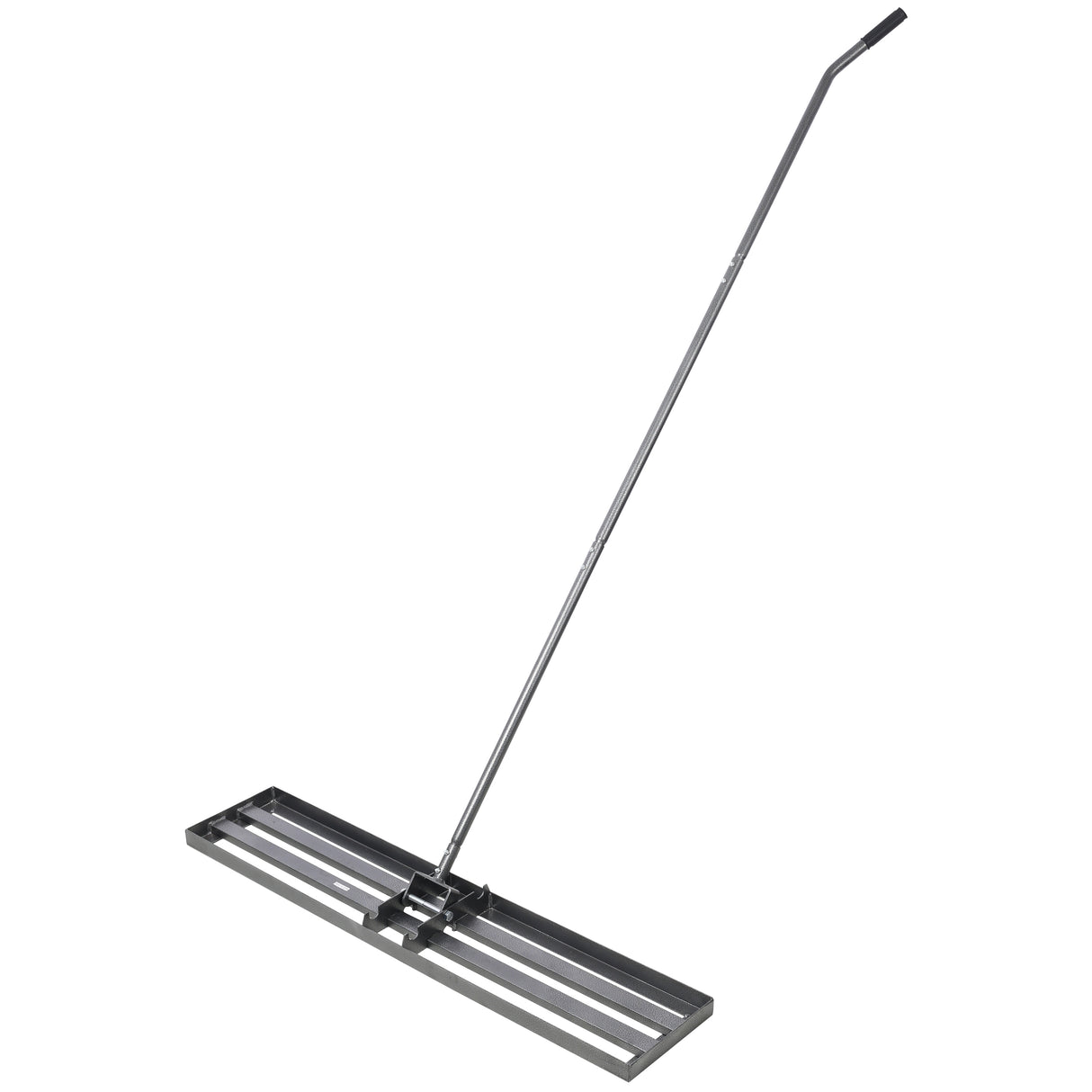 Lawn Leveling Rake Tool 48"x10" Heavy Duty Effort Saving 7FT Steel Handle